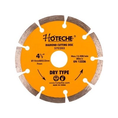 Hoteche Diamantový řezný kotouč 115 mm HT570203