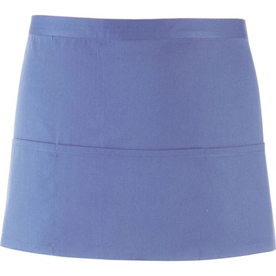 Premier Zástěra Colours PR 155 do pasu s kapsou krátká COT-390155c4599 Modrá středně