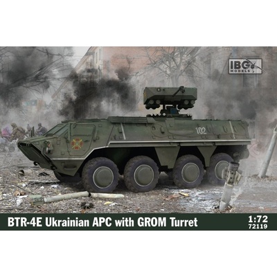 IBG BTR4E Ukrainian APC w/ Grom turret Models 72119 1:72