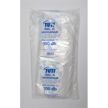 TUTI Торбички за охлаждане и обяд, 6 л, 100 бр. , 30 х 50 см, 9 , tuti pdp_211 (pdp_211)
