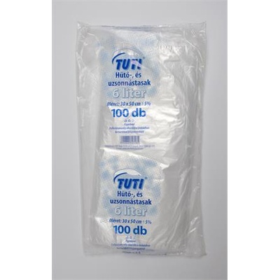 TUTI Торбички за охлаждане и обяд, 6 л, 100 бр. , 30 х 50 см, 9 , tuti pdp_211 (pdp_211)