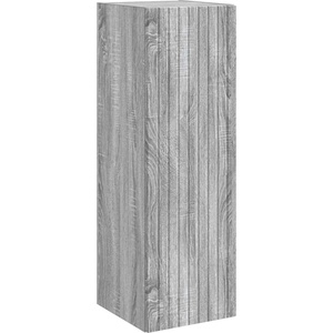 vidaXL Стенно Баня Кабинет Сив Сонома 33 x 34, 5 x 60 см (890668)