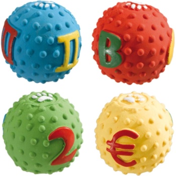 Ferplast Dog Ball - Кучешка играчка - латексова топка, 5 см, 1 брой, различни цветове