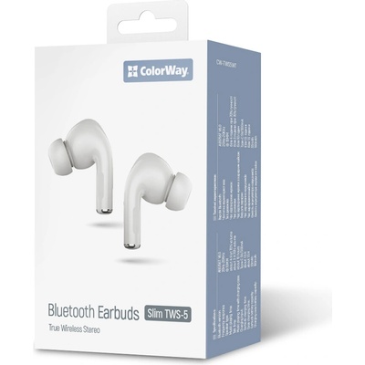 ColorWay Slim TWS-5 Earbuds biele CW-TWS5WT