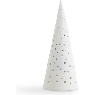 Kähler Design Бял коледен свещник от костен порцелан, височина 25, 5 см Nobili - Kähler Design (692418)