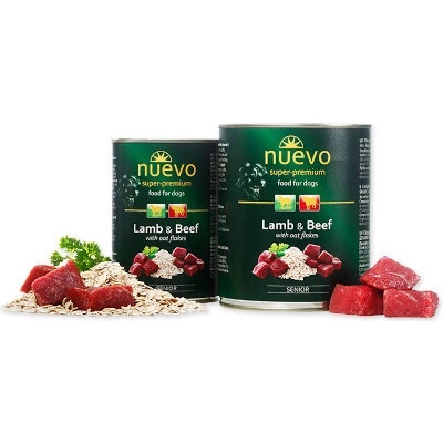 Nuevo dog Senior Lamb & Oat Flakes 400 g