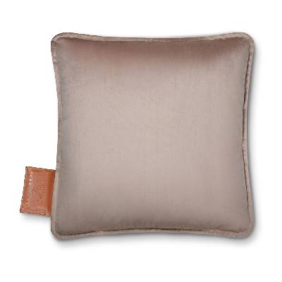 HK 77 Heaty smokey-taupe; lithium-ion battery; Soft velvet cushion cover machine-washable at 30°C; 3 temperature settings; Fast heating; BSS; 45(L)x45(W) cm (20077)
