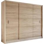 EMS Гардероб с плъзгащи врати SAPHIRA 250x215 см, дъб сонома (MT0006)