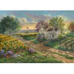Schmidt Spiele - Puzzle Thomas Kinkade: Sunflower Fields - 1 000 piese