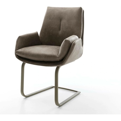 Delife Clea-Flex mikrovlákno taupe vintage plochý titanová barva