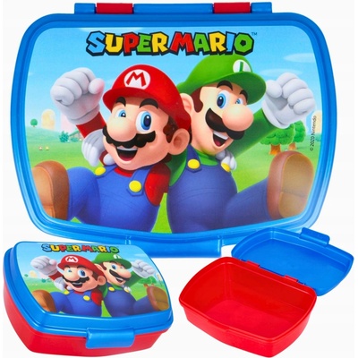 Stor plastový box na desiatu Super Mario 21474