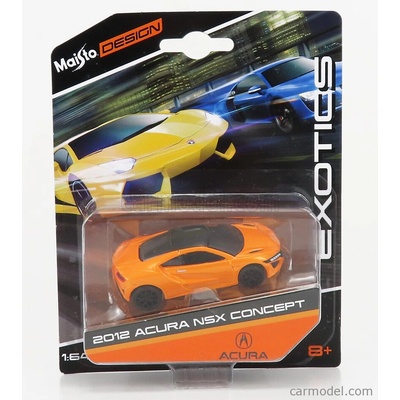 Maisto Acura Nsx Concept 2012 Orange Met 1:64