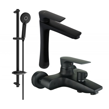 Mexen Axel DB40 комплект за вана, черен - 73813DB40-70 (73813DB40-70)