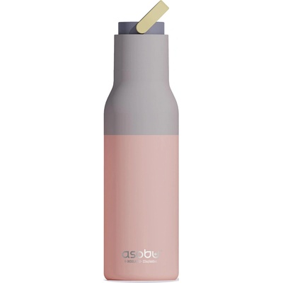 Asobu Metro izolovaná lahev Puramic 650 ml pastelově růžová