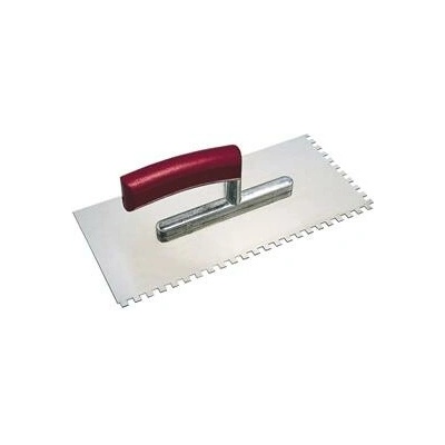 KAUFMANN stěrka 280 x 130 mm nerezové zuby na dvou stranách 10 x 10 mm