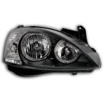  Кристални фарове opel corsa c (2001-2006) - черни