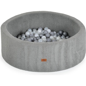 Moni Toys Мек басейн Boucle с 200 топки сив (112366)