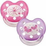 Baby-Nova Силиконови залъгалки Baby Nova - Размер 1, пеперудка и водно конче, 2 броя (28220) - baby