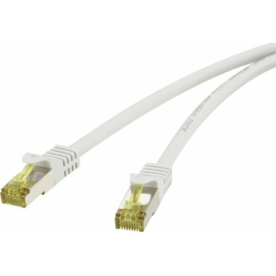 Renkforce RF-4149876 RJ45 CAT 6a (surový CAT 7) S/FTP 15m sivý