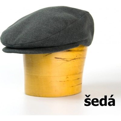 Flaušová bekovka jednobarevná šedá