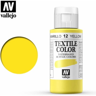 Vallejo textilná farba 40012 žltá 60 ml