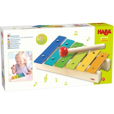 HABA Музикален комплект Haba - Металофон и книжка с 11 песни (1005990001)