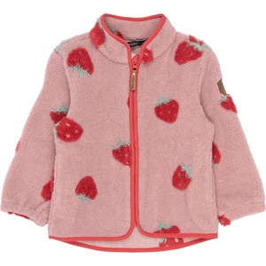 Mikk-Line Детско поларено яке Mikk-Line Kid's Teddy Jacket 3D Fleece jacket - Strawberry AOP - размер 140 (EU) (703-6950-0121)