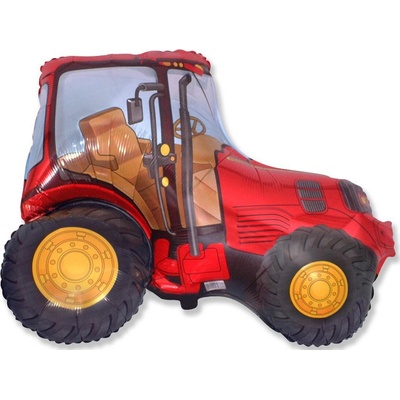 Flexmetal Fóliový balónek 78cm Traktor červený