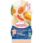 Babybio Био меню Babybio Лека нощ - Зеленчуци с ориз, 12 м+, 2 х 200 g (3288131520919) - baby