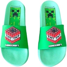 Fashion uk dětské pantofle Minecraft Creeper