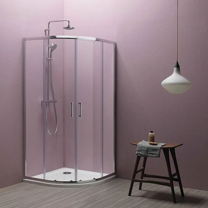 Kolpa San Полукръгла душ кабина с плъзгащи се врати Kolpasan Eco Quat 80x80 (538570)