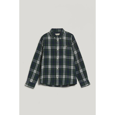Gant Checked Flannel Bd Shirt Navy