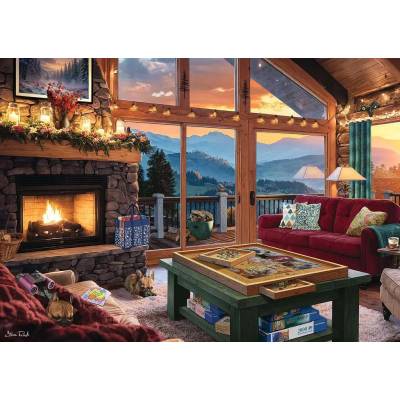 Ravensburger - Puzzle Mountainside Puzzling - 1 000 piese