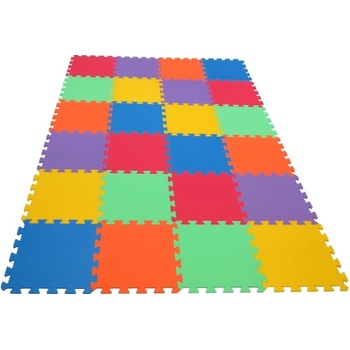 Malý Génius 201245 Pěnový koberec MAXI 24 mix 6 barev 16mm pevný