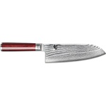 Kai DM-0717RD Кухненски нож Santoku с червена дръжка Shun 18 см ЛИМИТИРАНА СЕРИЯ