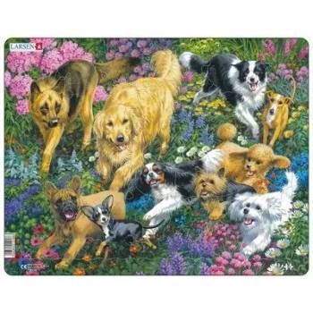 Image 1 of Larsen - Детски пъзел - Кучета - 32 части (FH33)
