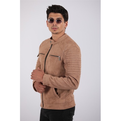 Base Мъжко яке от набук - Бежово 2021083121 (311767_Бежов)