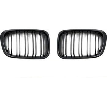 Image 1 of Решетки - бъбреци за BMW E46 седан, комби (1998-2001) и Компакт (2001-2005) - черен гланц Piano Design