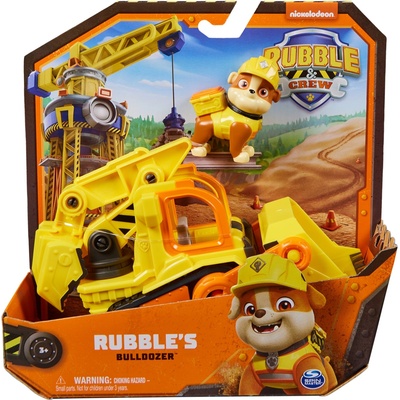 Spin Master Строителен комплект Spin Master Paw Patrol Rubble & Crew - Булдозерът на Ръбъл (6066511)