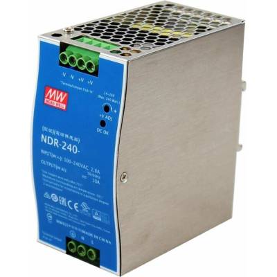 Mean Well NDR-240-48 spínaný zdroj na DIN lištu 48V/240W