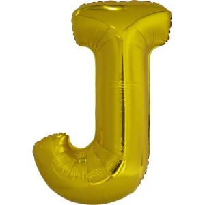 Amscan Фолиев балон буква J златен 86 см