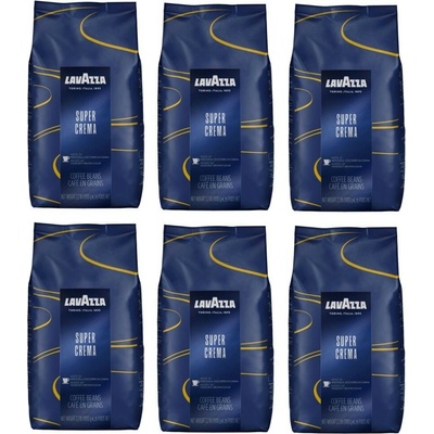 Lavazza Super Crema zrnková 6 x 1 kg