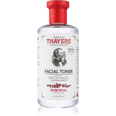 Thayers Rose Petal Facial Toner успокояващ тоник за лице без алкохол 355ml