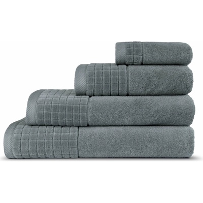 Darré ručníky a osušky CASA VIVA tmavě šedá GOTS 30 x 50 cm