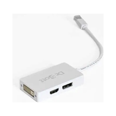 Dr. Bott Mini DisplayPort Adapter към DVI, HDMI & DP за MacBook