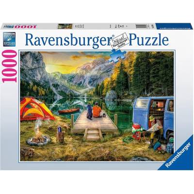 Ravensburger Пъзел Ravensburger от 1000 части - Къмпинг (16994)