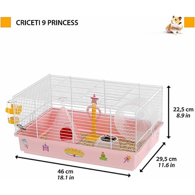 Ferplast Criceti 9 Princezny 46 x 29,5 x 23 cm