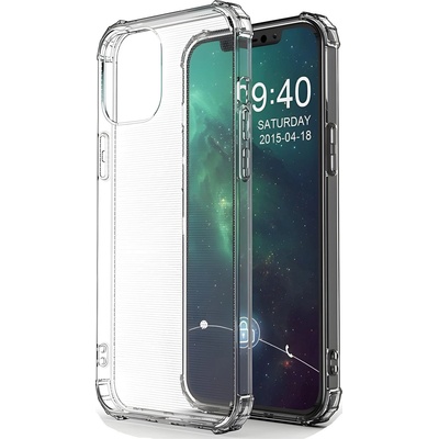 Apple Силиконов калъф с подсилени ръбове за Apple iPhone 12 Mini - Прозрачен KP23562