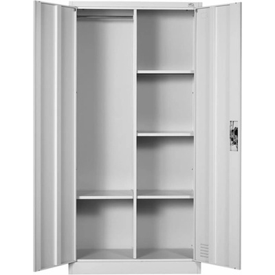 RFG Гардероб RFG, метален, с 4 рафта, 90 х 45 х 185 cm, сив