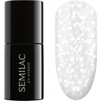 Hybridní lak na nehty Crushed Ice #490 Ice Crushed Semilac 7 ml